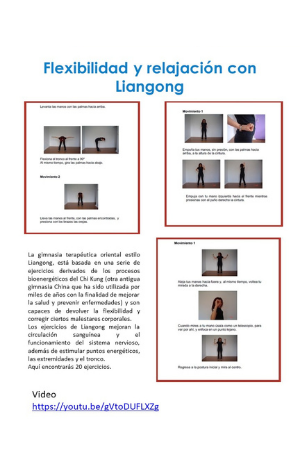 Flexibilidad y relajación con Liangong